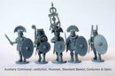 Early Imperial Roman Auxiliary Infantry, 28 mm Scale Model Plastic Figures Command Example