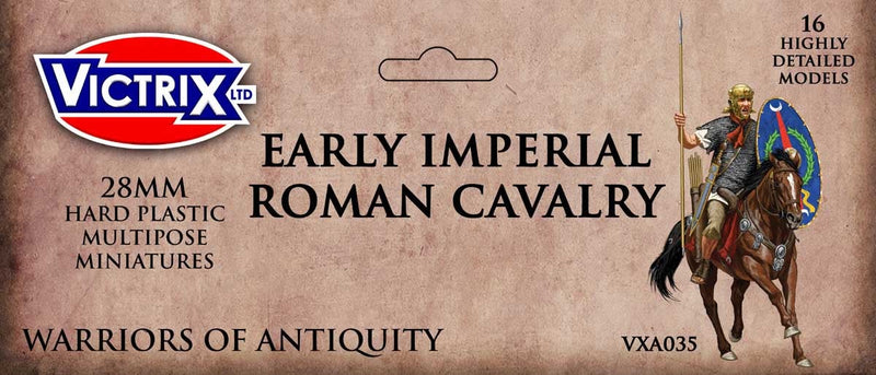 Early Imperial Roman Cavalry, 28 mm Scale Model Plastic Figures