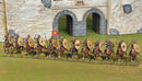 Early Imperial Roman Cavalry, 28 mm Scale Model Plastic Figures In Line