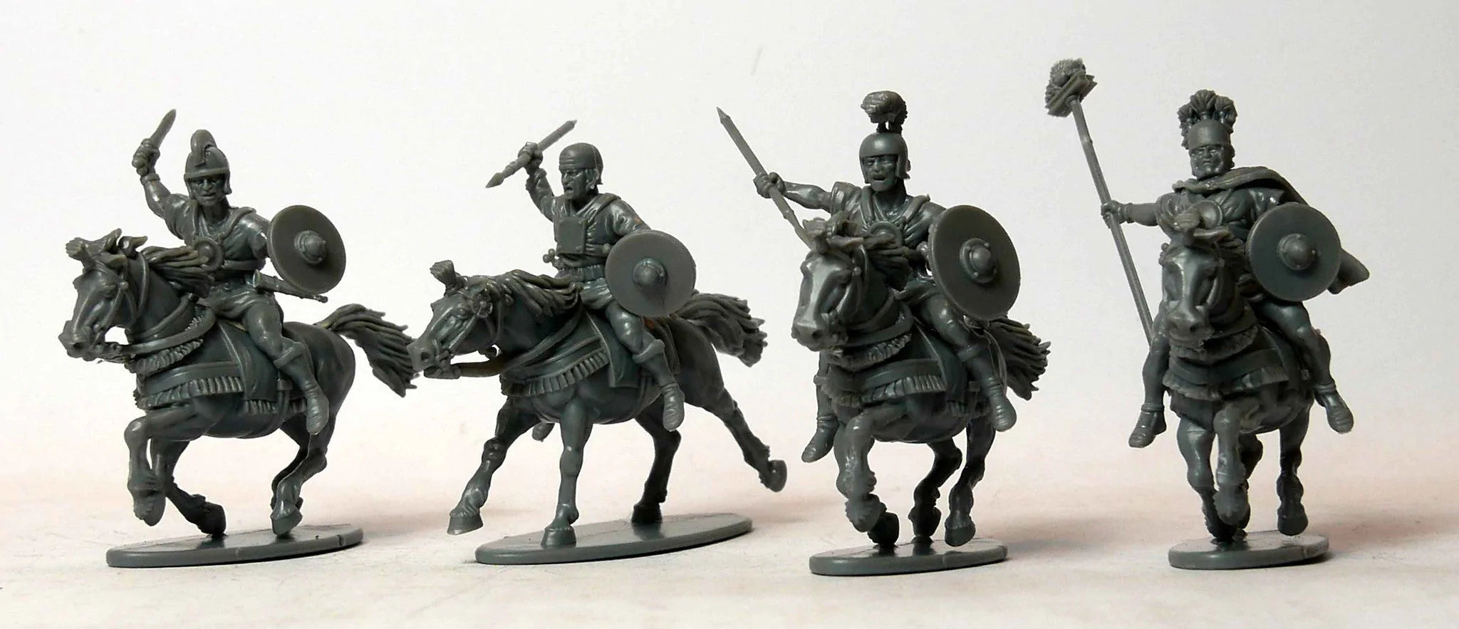 Iberian Cavalry, 28 mm Scale Model Plastic Figures Example 1