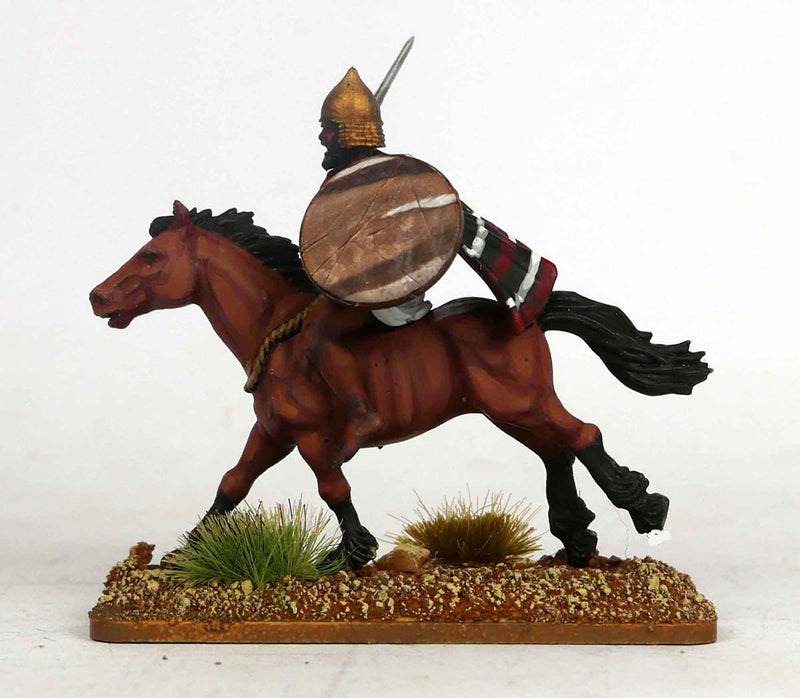 Numidian Cavalry, 28 mm Scale Model Plastic Figures Painted Side View