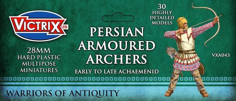 Persian Armoured Archers, 28 mm Scale Model Plastic Figures