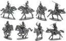 Persian Armored Cavalry, 28 mm Scale Model Plastic Figures Mounted With Spears