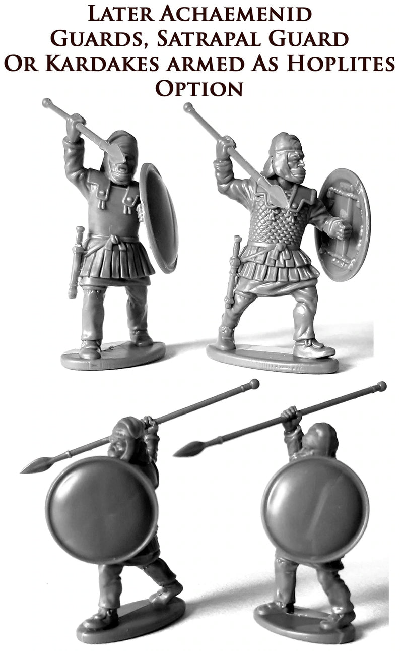 Persian Armoured Spearman, 28 mm Scale Model Plastic Figures Later Achaemenid Guards