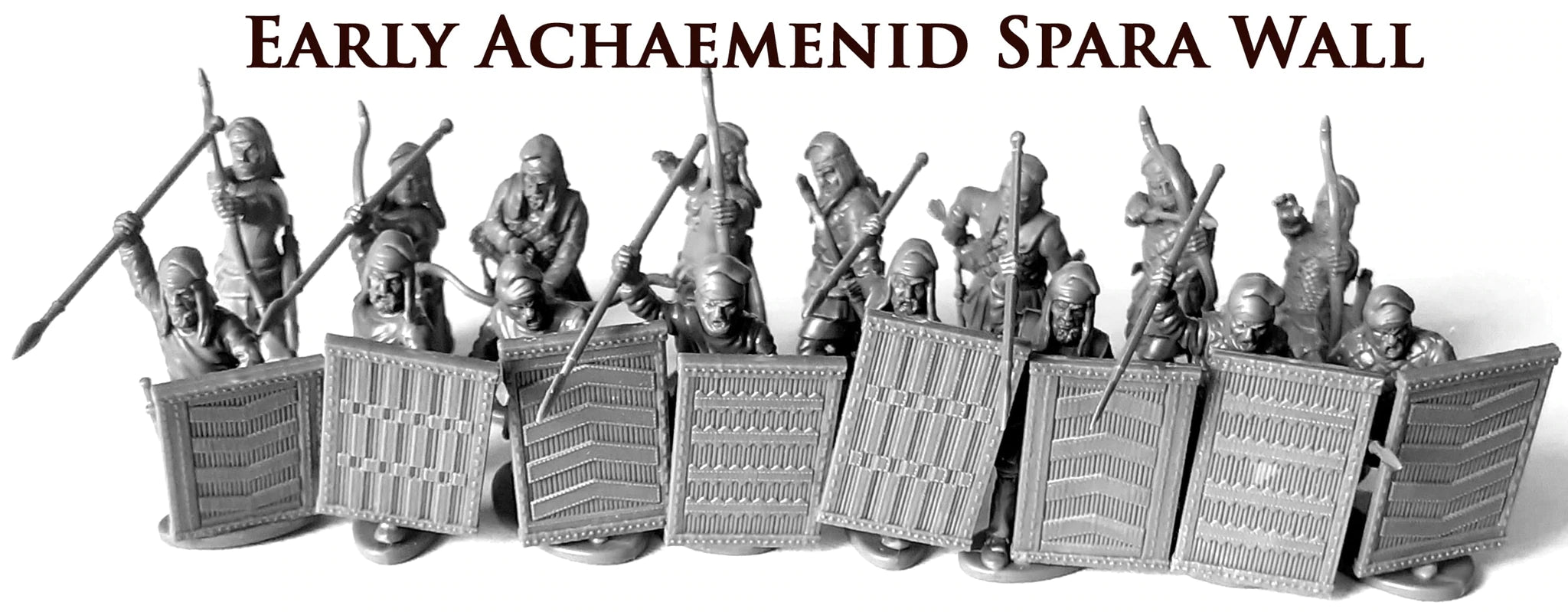 Persian Armoured Spearman, 28 mm Scale Model Plastic Figures Spara Wall