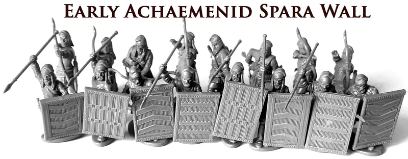 Persian Armoured Spearman, 28 mm Scale Model Plastic Figures Spara Wall