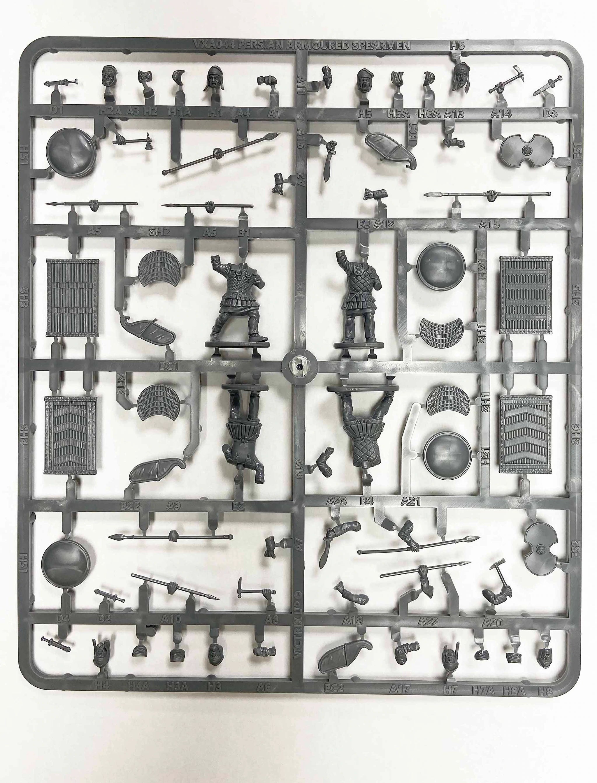 Persian Armoured Spearman, 28 mm Scale Model Plastic Figures Frame 1