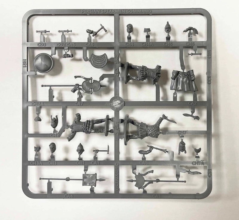 Persian Armoured Spearman, 28 mm Scale Model Plastic Figures Command Frame
