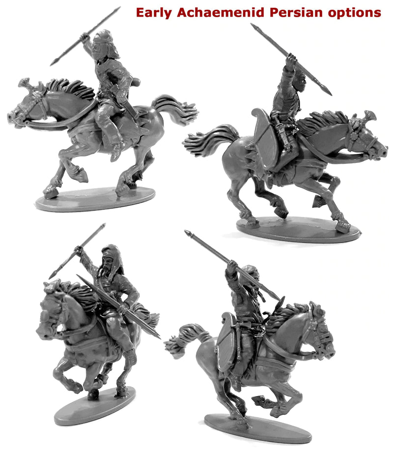 Persian Unarmored Cavalry, 28 mm Scale Model Plastic Figures Early Achaemenid
