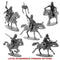 Persian Unarmored Cavalry, 28 mm Scale Model Plastic Figures Achaemenid Persian Example