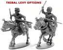 Persian Unarmored Cavalry, 28 mm Scale Model Plastic Figures Tribal Levy Example