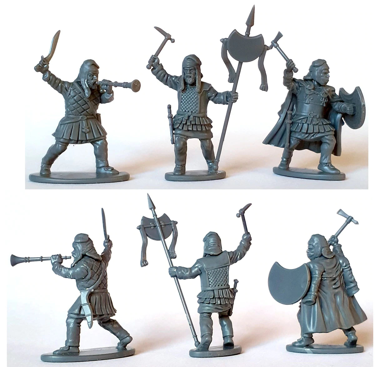 Persian Unarmored Spearman, 28 mm Scale Model Plastic Figures Command Figures