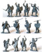 Persian Unarmored Spearman, 28 mm Scale Model Plastic Figures Example