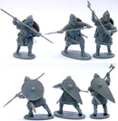 Huscarls (Late Saxons / Anglo Danes), 28 mm Scale Model Plastic Figures Unpainted Example