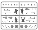 Huscarls (Late Saxons / Anglo Danes), 28 mm Scale Model Plastic Figures Frame Front