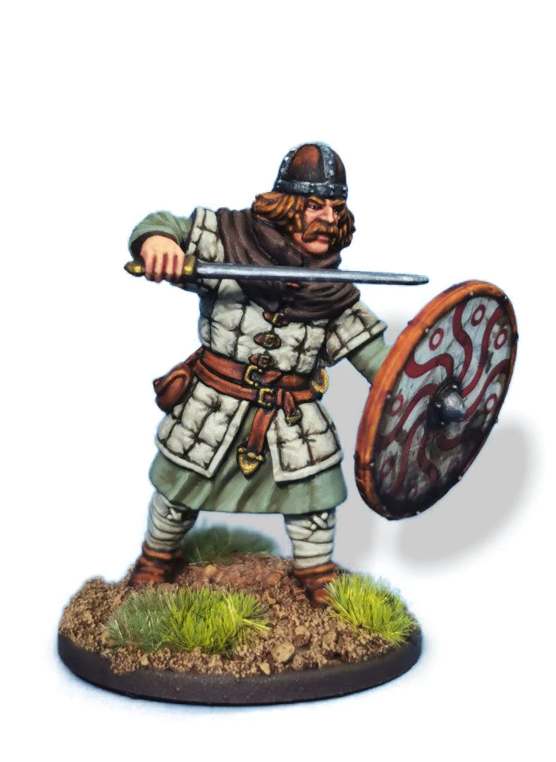 Late Saxons / Anglo Danes, 28 mm Scale Model Plastic Figures Swordsman Example
