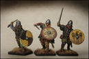 Vikings, 28 mm Scale Model Plastic Figures Helmeted Example