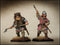 Vikings, 28 mm Scale Model Plastic Figures Painted Example