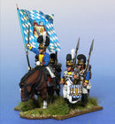 Bavarian Infantry 1809 - 1815, 28 mm Scale Model Plastic Figures Command Front View