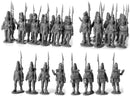 Bavarian Infantry 1809 - 1815, 28 mm Scale Model Plastic Figures Unpainted Examples