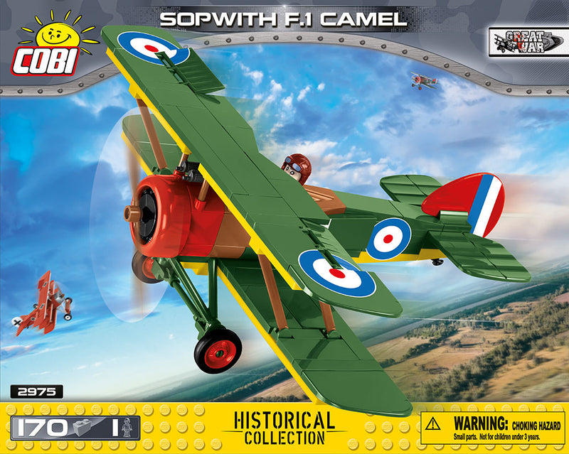 Sopwith F.1 Camel , 170 Piece Block Kit By Cobi