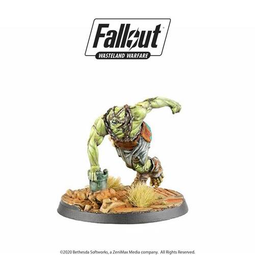 Fallout Wasteland Warfare Super Mutants Suiciders Miniature Figures Kit Detailed View