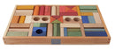Wooden Story Rainbow Blocks 54 pieces
