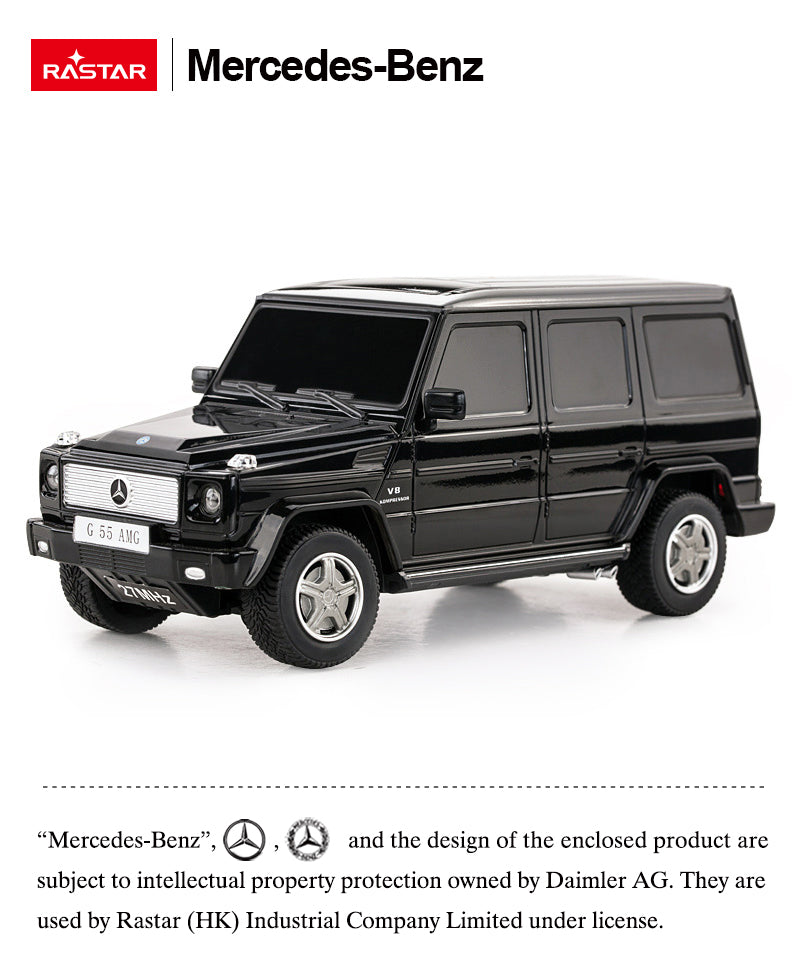 Rastar | Mercedes-Benz G55 AMG (Black) 1:24 Scale RC Model Car