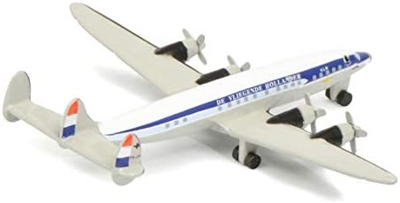 Lockheed L1049G Super Constellation KLM Royal Dutch Airlines, 1/600 Scale Diecast Model Right Rear View