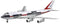 Boeing 747-100 Maiden Flight “City Of Everett” (Cutaway) 1/144 Scale Model Cutaway