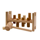 Natural Colored Pound-A-Peg Wooden Toy By Wooden Story