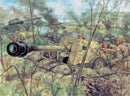 75 mm PAK 40 Anti-Tank Gun, WWII 1/72 Scale Plastic Figures