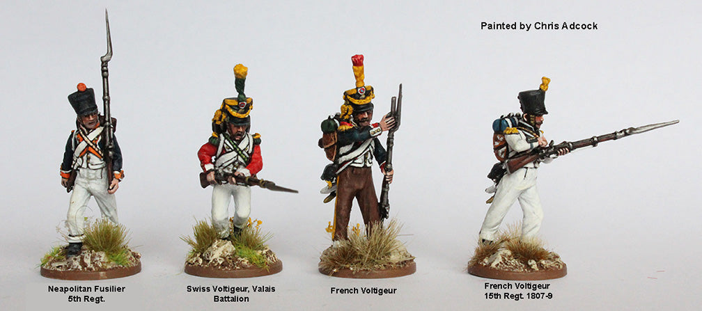 Napoleonic French Elite Companies Infantry Battalion 1807 – 1814, 28 mm Scale Model Plastic Figures Painted Example #4