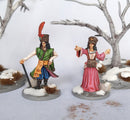 Frostgrave Noble Vampires, 28 mm Scale Model Metal Figures Painted Example