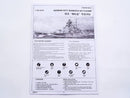 Bismarck Battleship 1941, 1:700 Scale Model Kit Instruction Cover