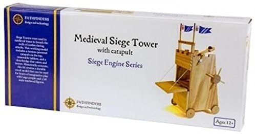 Medieval Siege Tower Wooden Kit By Pathfinders Design Box