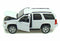 Chevrolet Tahoe 2008 (White) 1:24 - 27 Scale Diecast Car Left Side View  Open Hood