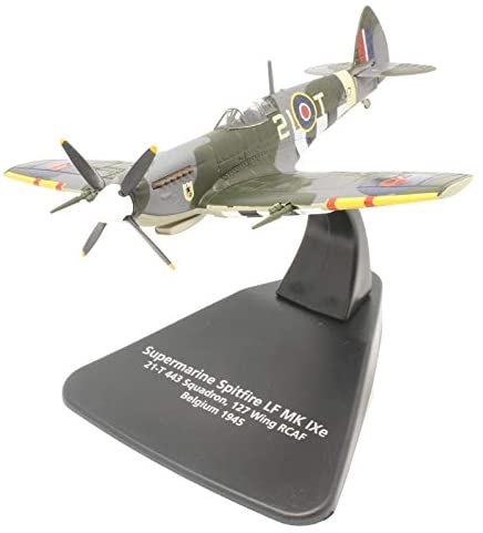 Supermarine Spitfire LF Mk. IXe, 443 Squadron RCAF 1945,1:72 Scale Model Left Front