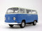 VW 1972 T2 Bus  (Blue) 1/38 Scale Model Car By Welly