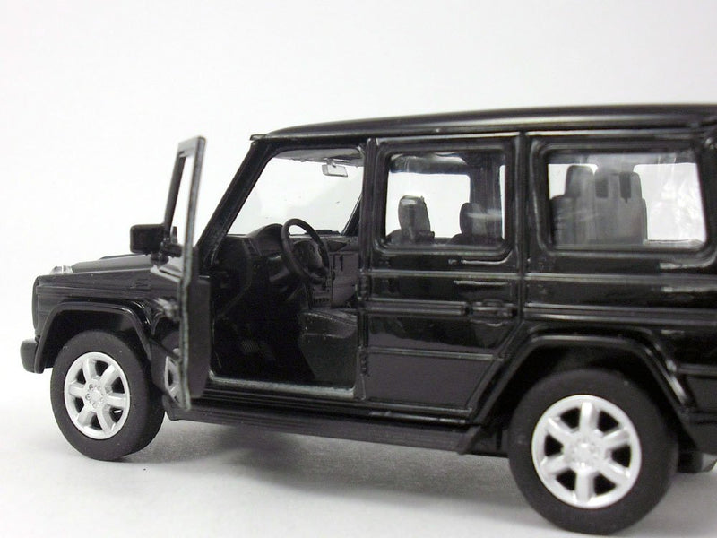 Mercedes Benz G Class Wagon (Black) 1:38 Scale Diecast Car By Welly (No Retail Box)