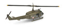 Bell UH-1H Iroquois Huey US Army 1:87 Scale Diecast Model Right Rear View