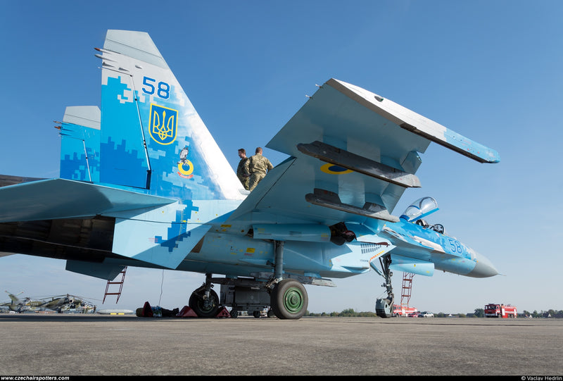 Sukhoi Su-27 Flanker B, Blue 58, Ukrainian Air Force 