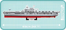 USS Enterprise CV-6 Aircraft Carrier 1/300 Scale, 2510 Piece Block Kit