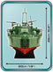 Patrol Torpedo Boat PT-109, 3726 Piece Block Kit Front View Dimensions