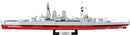 HMS Hood Battlecruiser 1:300 Scale, 2613 Piece Block Kit Left Side View
