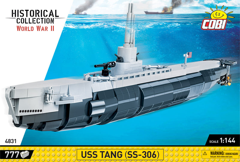 USS Tang SS-306 Submarine, 777 Piece Block Kit