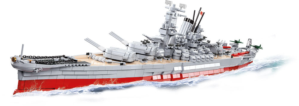 Yamato Battleship 1:300 Scale, 2665 Piece Block Kit