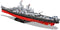 Iowa Class Battleship (4 in 1) Executive Edition, 1/300 Scale 2685 Piece Block Kit Left Rear View