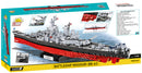 USS Missouri Battleship BB-63, 1/300 Scale 2655 Piece Block Kit Back Of Box