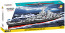 USS Missouri Battleship BB-63, 1/300 Scale 2655 Piece Block Kit